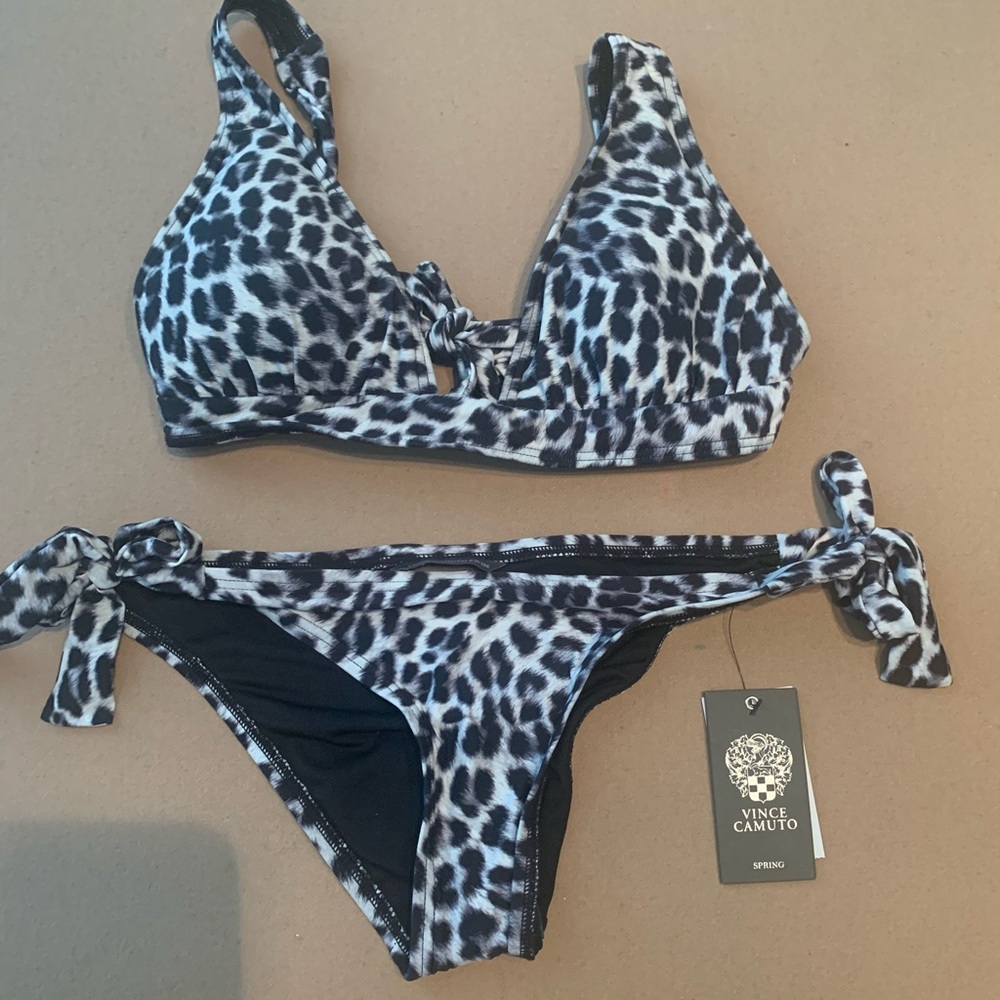 Snow leopard print Two piece Bikini